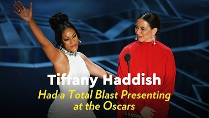 Tiffany Haddish Had a Total Blast Presenting at the Oscars
