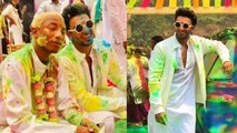 Ranveer Singh's DRUNK Dance on Malhari | Holi Party 2018