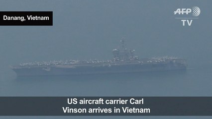 US aircraft carrier in Vietnam for historic visit