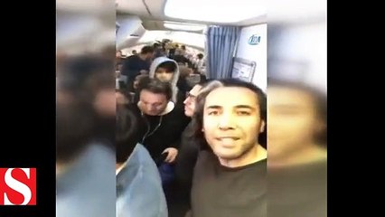 Uçakta büyük panik... Yolcular sinir krizi geçirdi