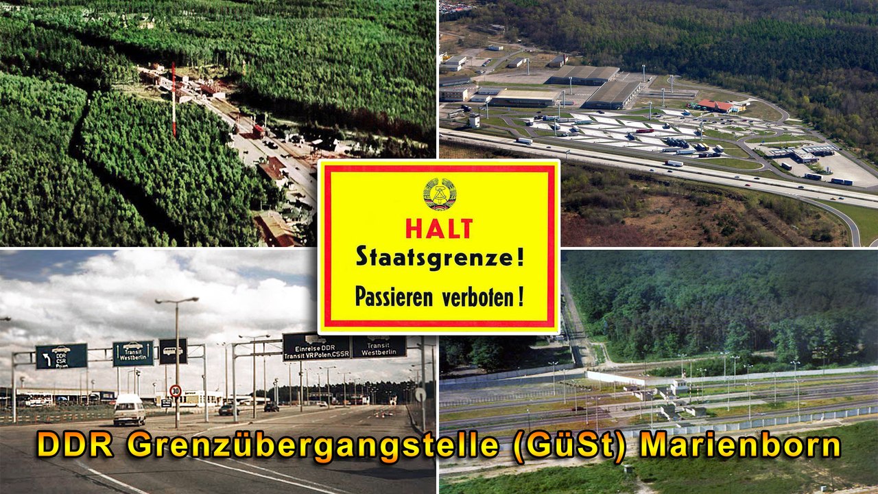 DDR grensovergang (GüSt) Marienborn