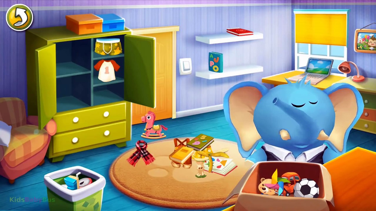 Baby Panda's Home - Help Parent Clean The House - Educational Kids Game