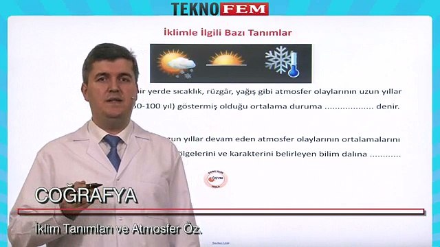ygs lys coğrafya Iklim Bilgisi - Iklim Tanimlari, Atmosfer Ozellikleri - 1
