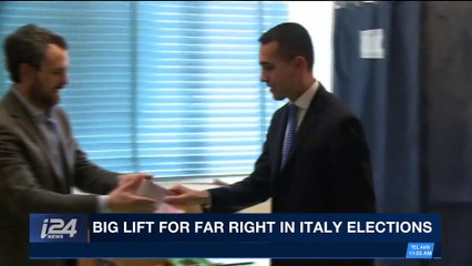 i24NEWS DESK | Big lift for far right in Italy elections | Monday, March 5th 2018