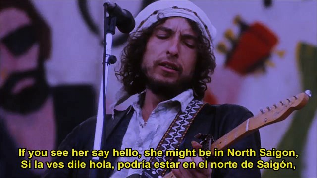 Bob Dylan - If You See Her Say Hello (Alternate Lyrics, Spanish(