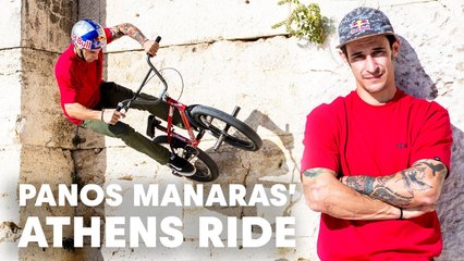 BMX street riding in Athens with Panos Manaras.