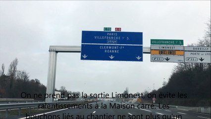 Liason A6-A89 : toute première fois