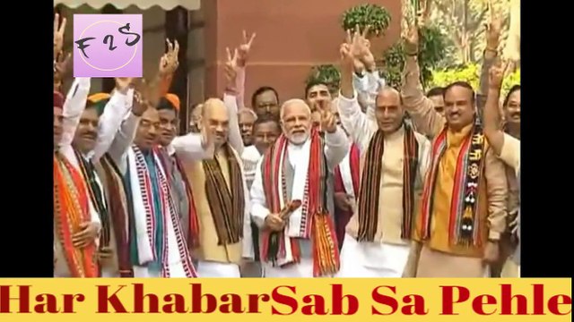 PM Narendra Modi shows power in Parliament, all BJP top ministers present