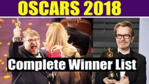 Oscars 2018: Gary Oldman Best Actor, The Shape of Water Best Film| Complete List | वनइंडिया हिन्दी