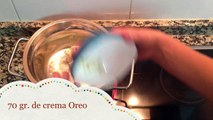 Receta de cake pops de Oreo | Cake pops de galletas Oreo fácil | Cake pops sin molde