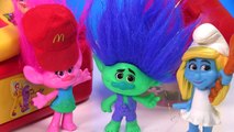Trolls at McDonalds FULL SET Smurfs Lost Village Happy Meal Toys
