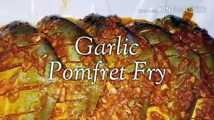 Garlic Pomfret fry /so tasty/easy/by sab kuch yahan