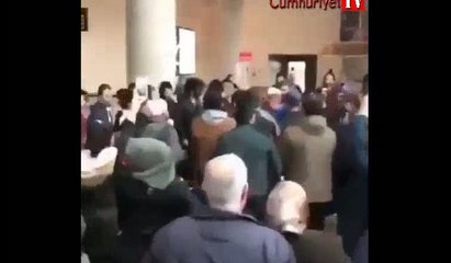 Ankara Esenboğa Havalimanı'nda zikir çektiler