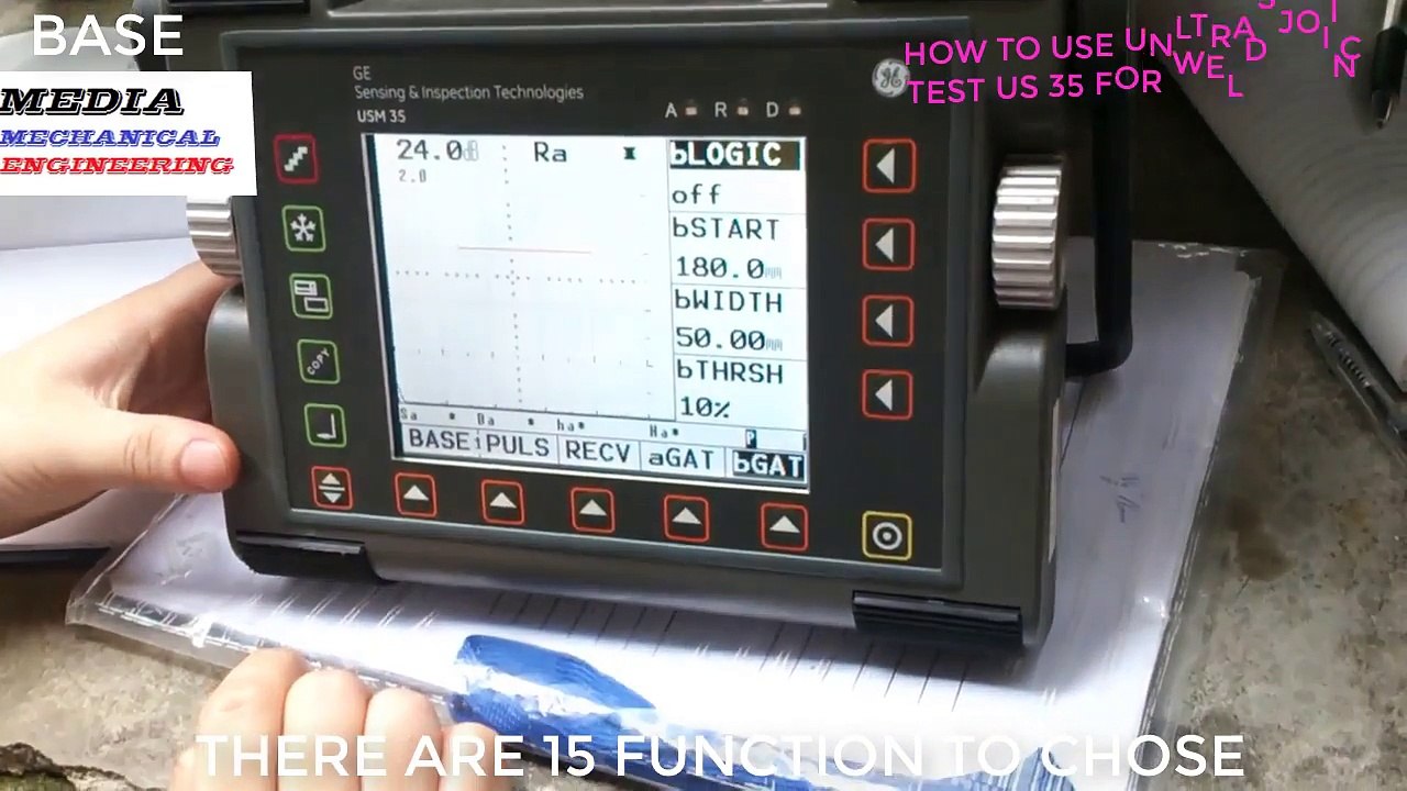 HOW TO USE ULTRASONIC TESTING - INSPECTION AND SENSING EQUIPMENT USM 35