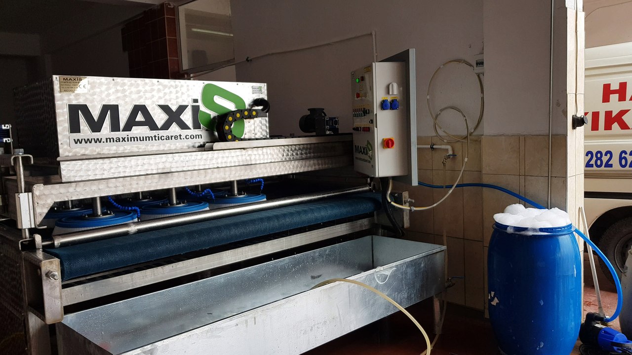 otomatik halı yıkama makinası,halı sıkma makinası maxis
