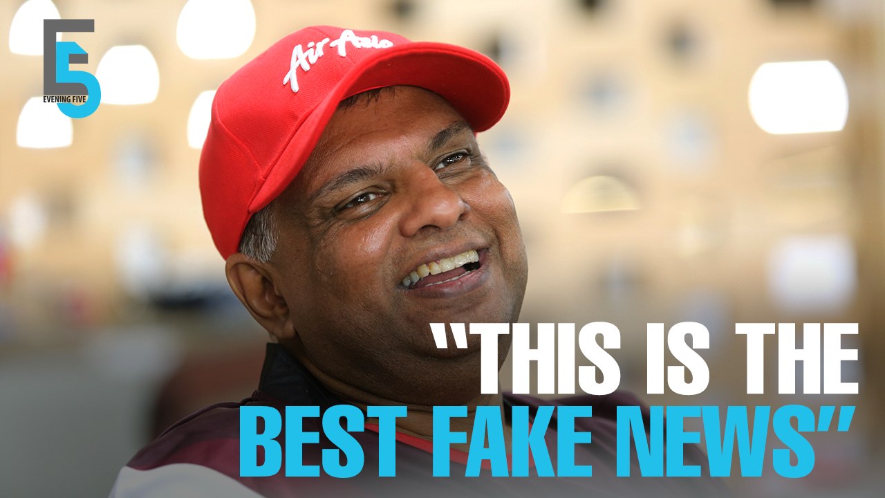 EVENING 5: Tony Fernandes not quitting AirAsia