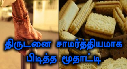 தன்னை ஏமாற்றிய திருடனை சாமர்த்தியமாக பிடித்த மூதாட்டி- வீடியோ