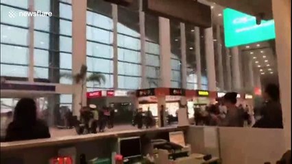 Roof collapses at China's Nanchang Changbei airport