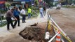 Uprooted tree cleared from Jalan Ampang