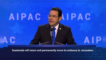 Guatemala anuncia la apertura en mayo de su embajada en Jerusalén