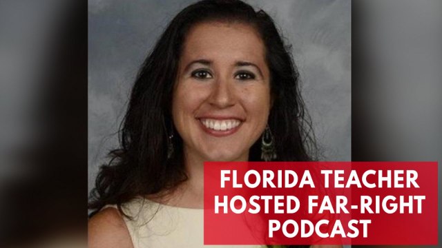 Florida teacher removed from school after white nationalist podcast discovered