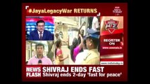 #JayaLegacyWar : Deepa Jayakumar's Supporters Burn TTV Dinakaran's Effigy