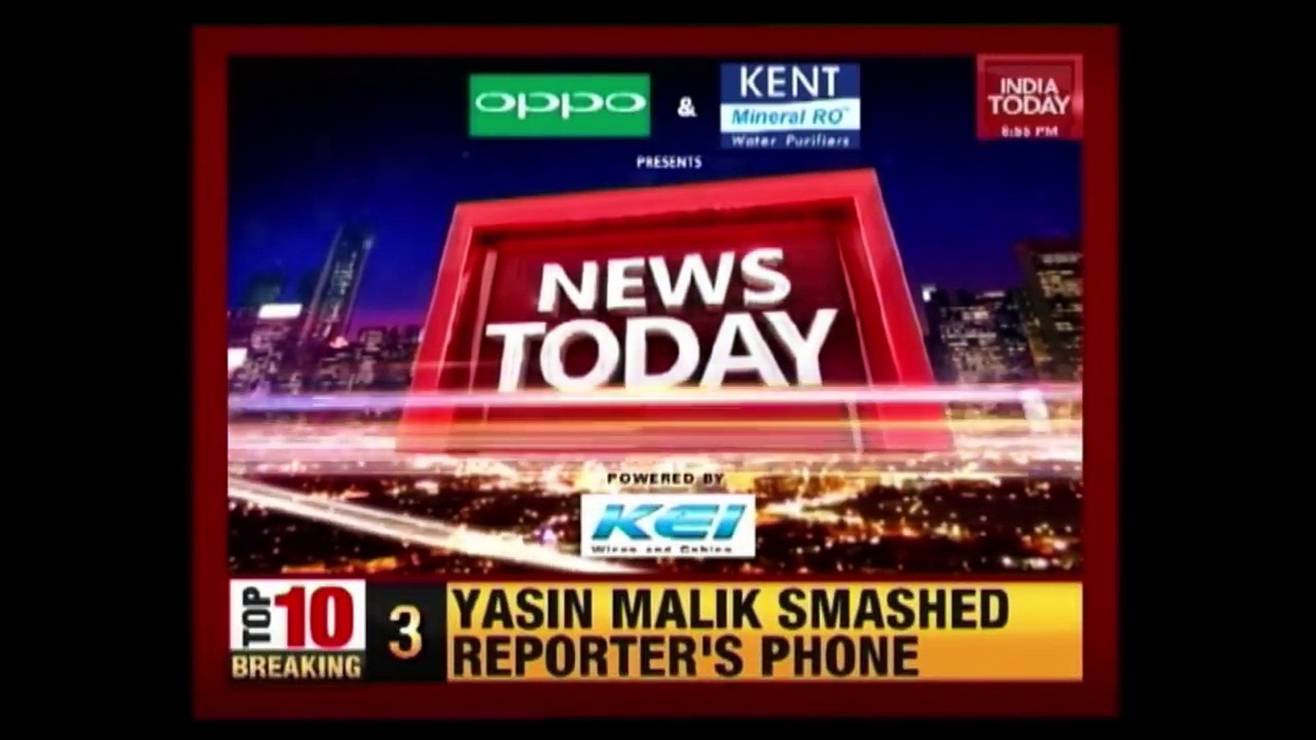 Yasin Malik Files A Police Case After Assaulting The India Today Crew