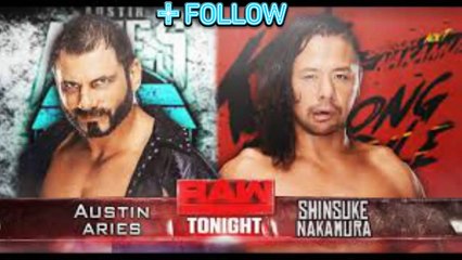 WWE 2K18 Shinsuke Nakamura vs Austin Aries Full Match