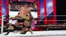 John Cena & Roman Reigns vs. Randy Orton, Seth Rollins & Kane - 3-on-2 Handicap Match- Raw, march 08, 2018-