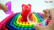Learn Colors and Numbers 1 to 10 Learning Resources Giant Gummy Bears with Bubble Gums