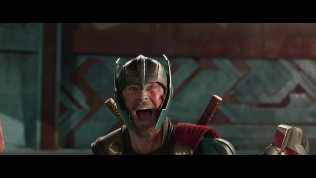 Thor fights the Incredible Hulk - Thor Ragnarok - He's a friend from work.
