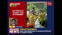 BJP Protests Against Corruption Cases Of Kejriwal Govt In Delhi