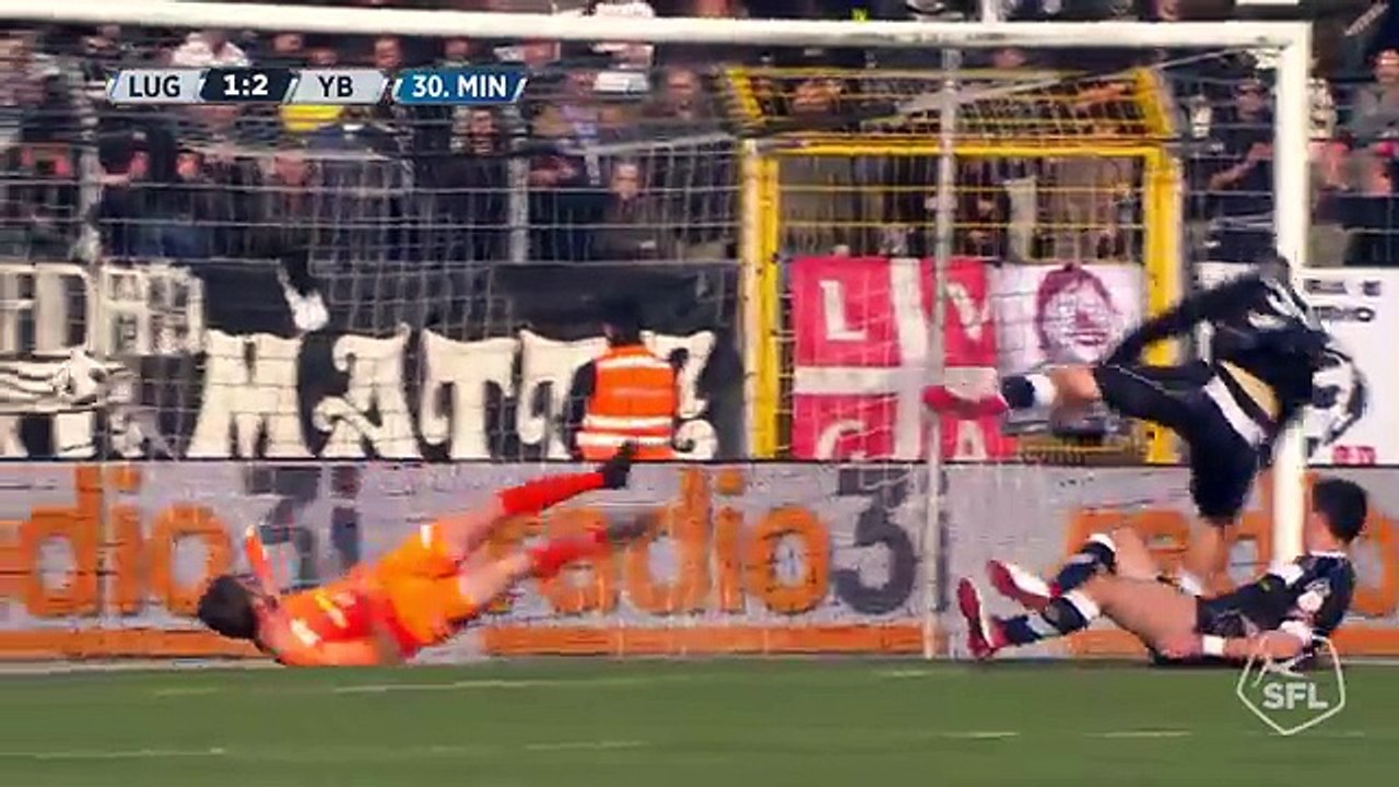 Lugano 2:4 Young Boys (Switzerland. Super League. 4 March 2018)