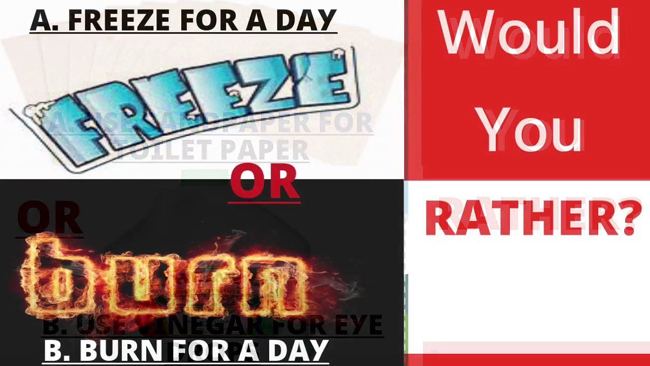 Would You Rather...Part 2