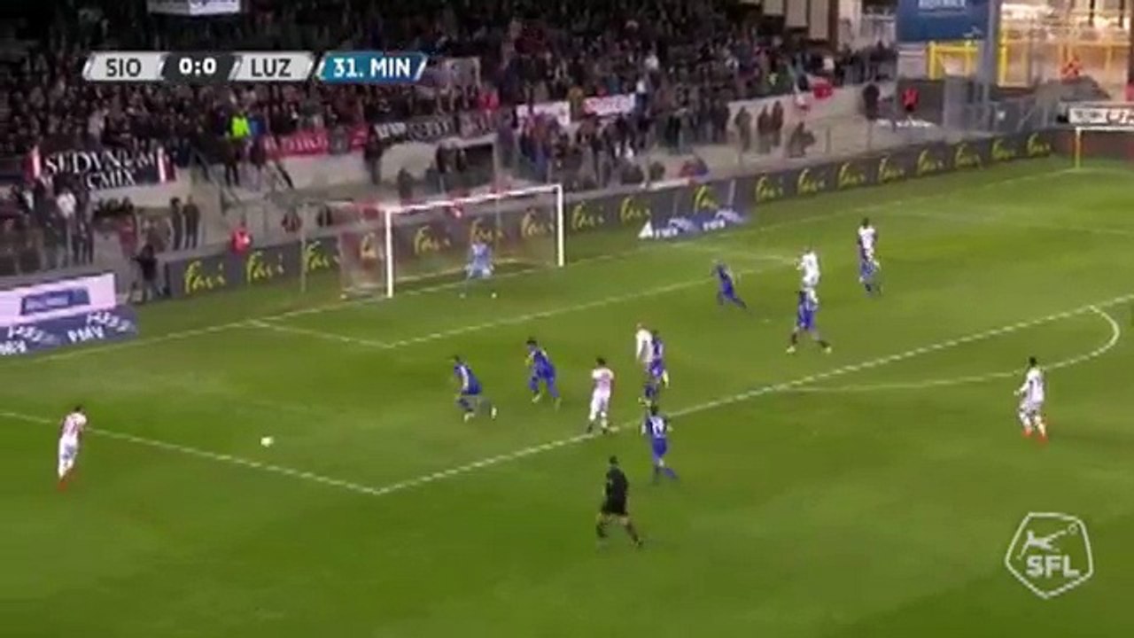 Sion 1:0 Luzern (Switzerland. Super League. 4 March 2018)