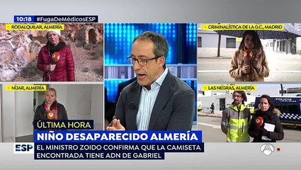 La camiseta encontrada en Níjar que pertenece al niño desaparecido podría haber sido colocada después de la desaparición