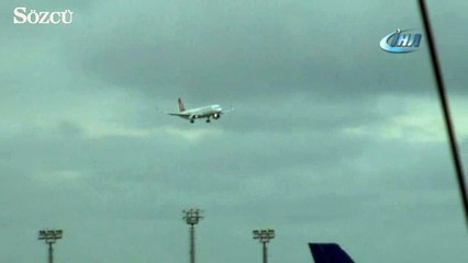 Araç hızlı geçti, pilot plakayı alamadı