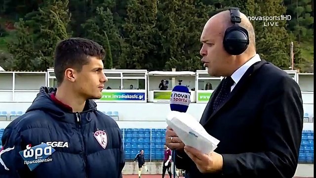 24η Λεβαδειακός-ΑΕΛ 2-1 2017-18 Ανδρέας Δερμιτζάκης δηλώσεις & αρχική 11άδα της ΑΕΛ