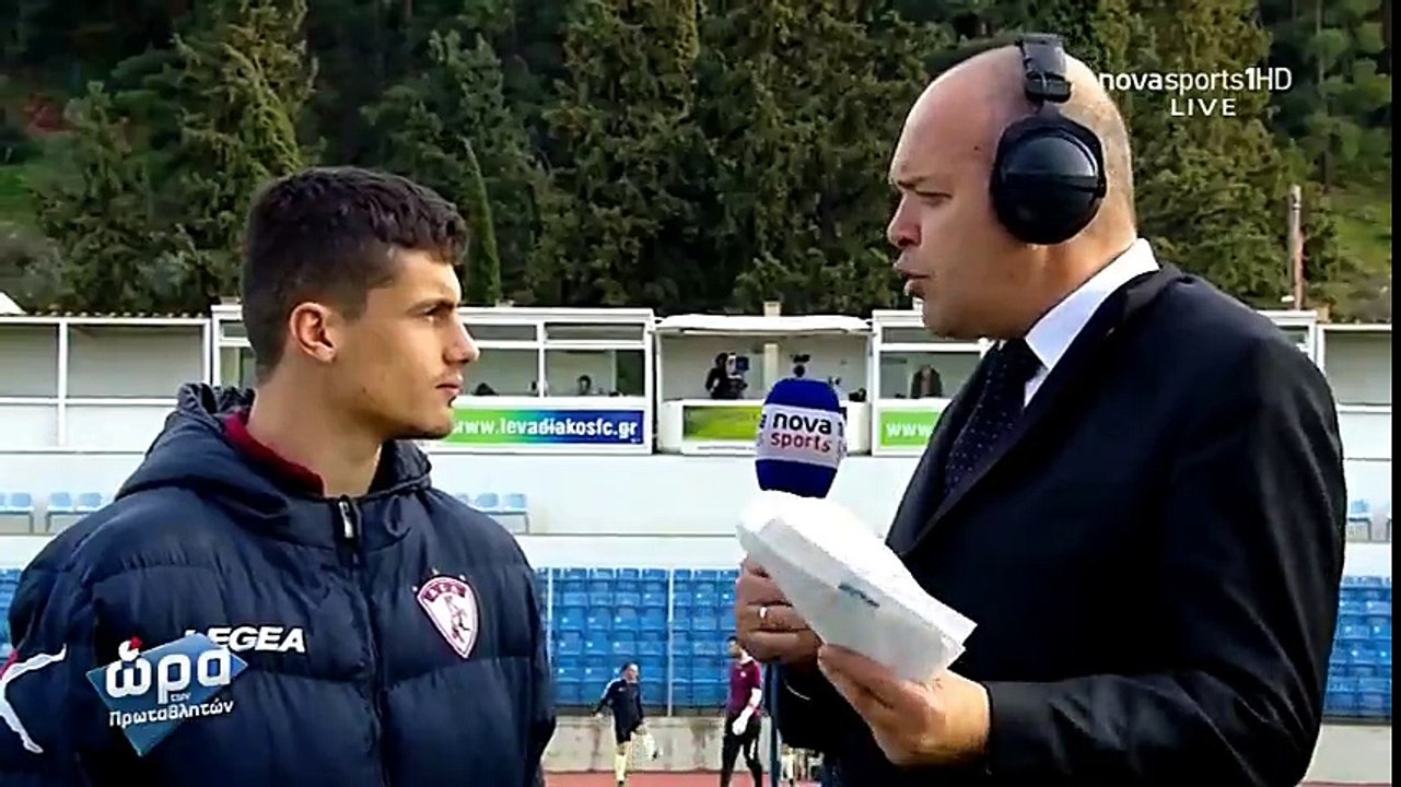 24η Λεβαδειακός-ΑΕΛ 2-1 2017-18 Ανδρέας Δερμιτζάκης δηλώσεις & αρχική 11άδα της ΑΕΛ