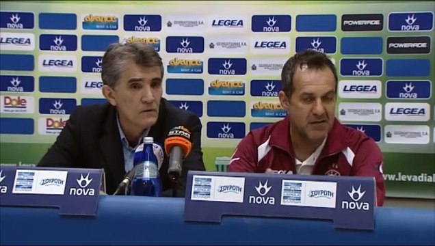 24η Λεβαδειακός-ΑΕΛ 2-1 2017-18 Συνέντευξη τύπου-Star κεντρικής Ελλάδας (2)