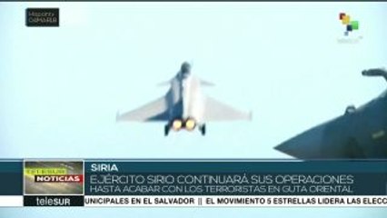 Bashar al-Ásad: "Operaciones sobre Guta Oriental deben continuar"