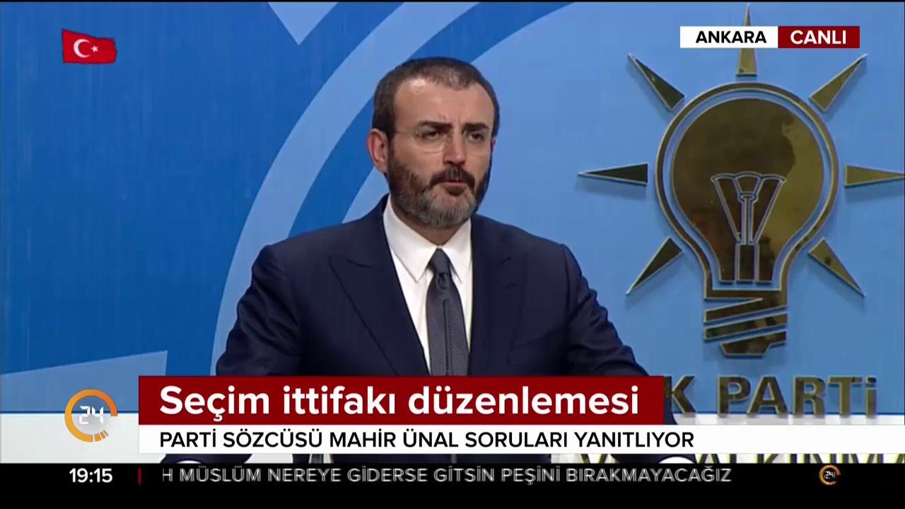 Mahir Ünal konuşuyor