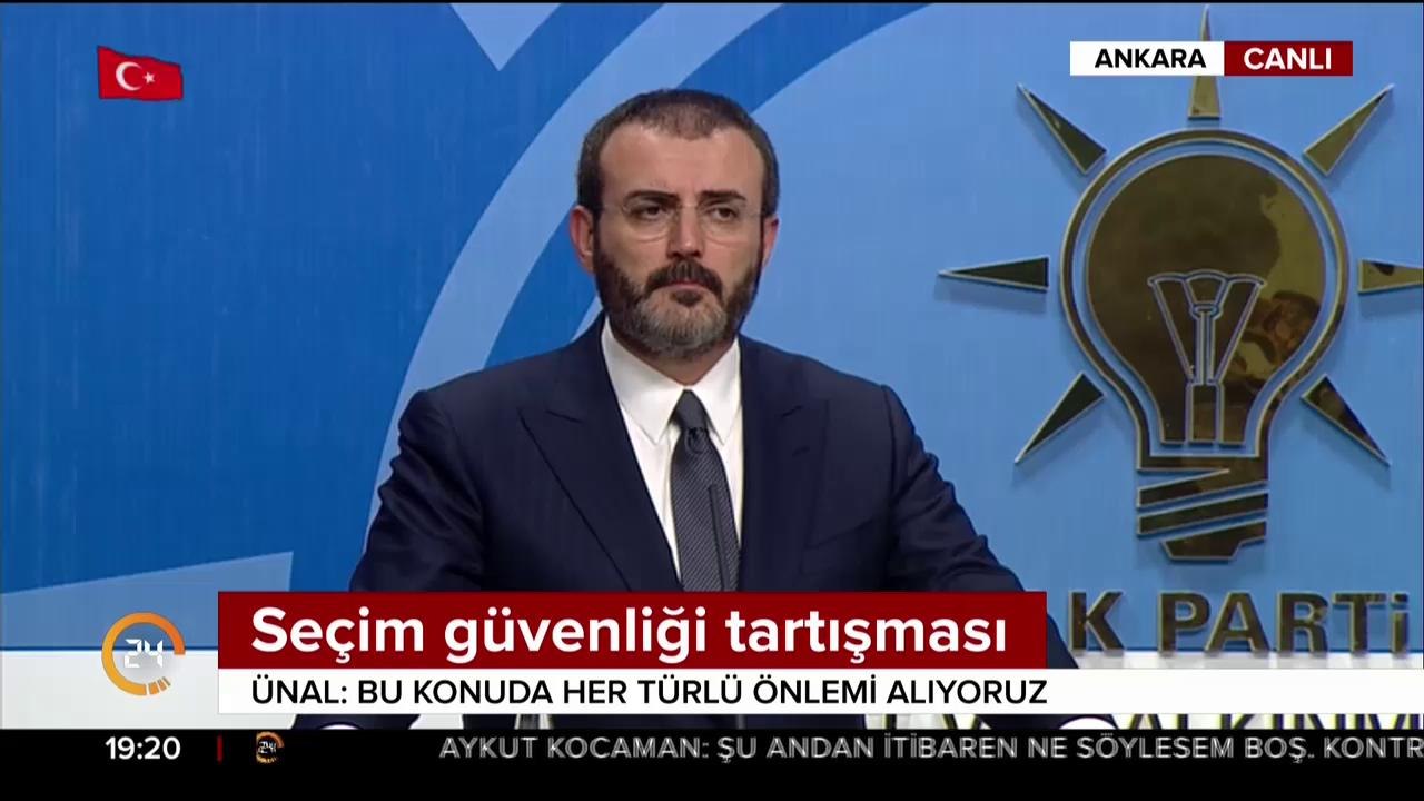 Mahir Ünal konuşuyor