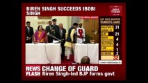 BJP's Biren Singh Takes Over As Chief Minister Of Manipur