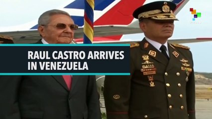 Raul Castro Arrives in Venezuela for 15th ALBA Summit