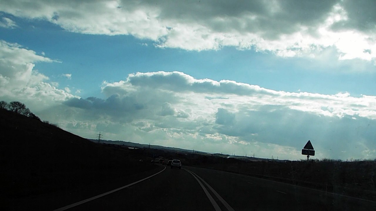 Driving into Weymouth