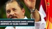 Nicaragua President Daniel Ortega Arrives for ALBA Leaders Summit