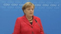 Merkel: Güçlü bir Almanya ve Avrupa için hemen çalışmaya koyulacağız