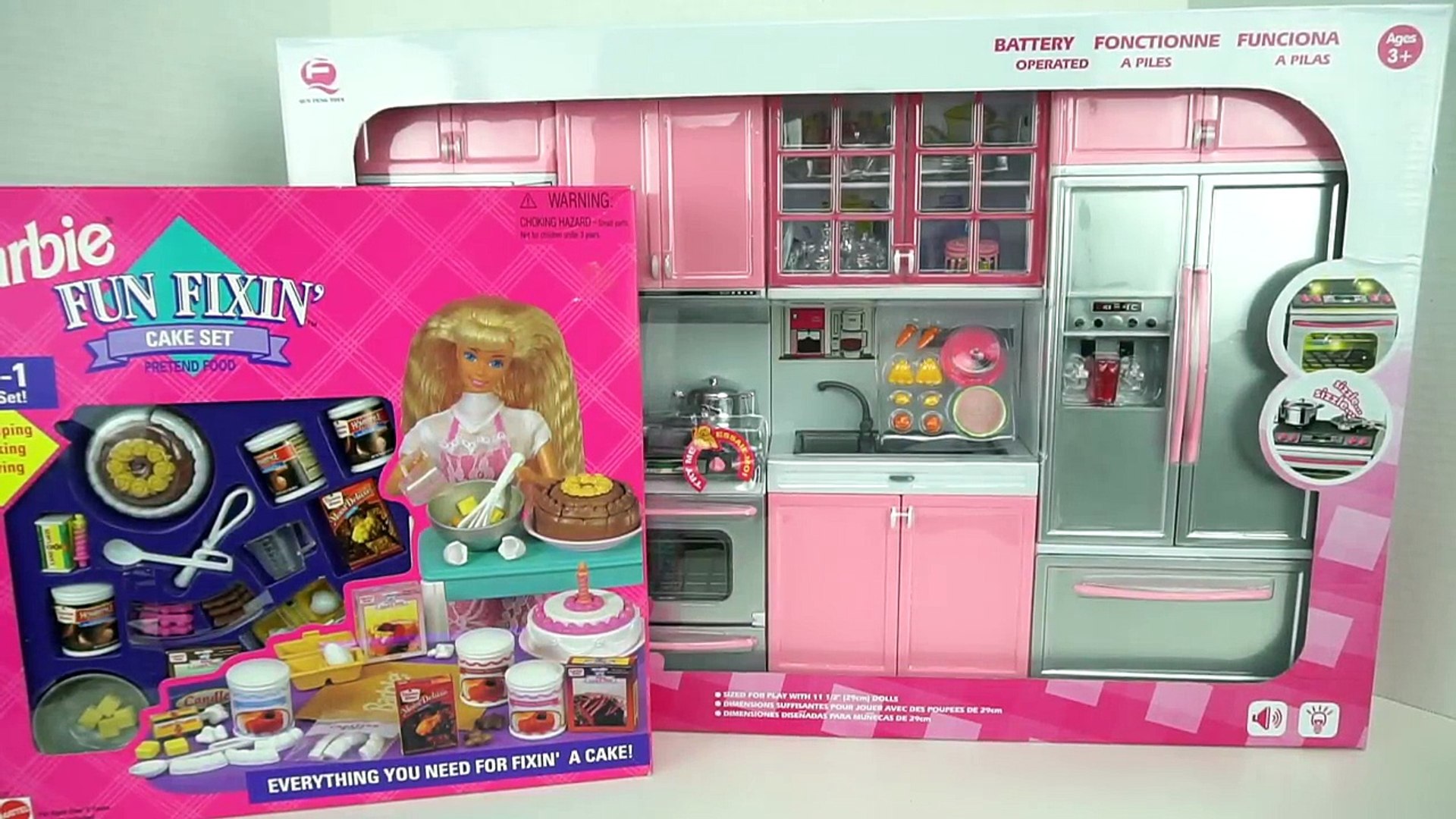 barbie kitchen cake