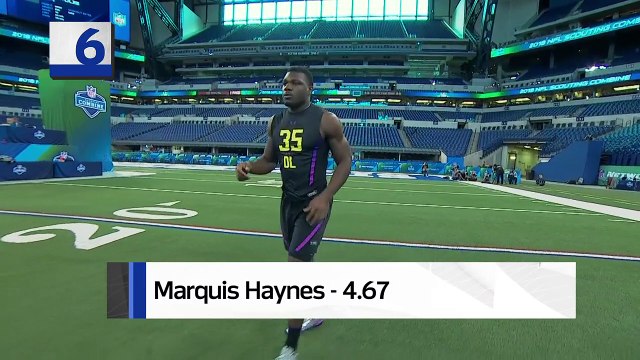 10 fastest DL 40-yard dashes | 2018 NFL Scouting Combine
